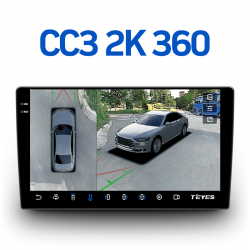 Teyes CC3 2K 6-128 9.5' с камерами кругового обзора 3D 360°